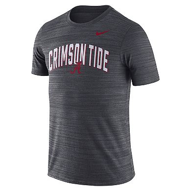 Men's Nike Black Alabama Crimson Tide Game Day Sideline Velocity Performance T-Shirt
