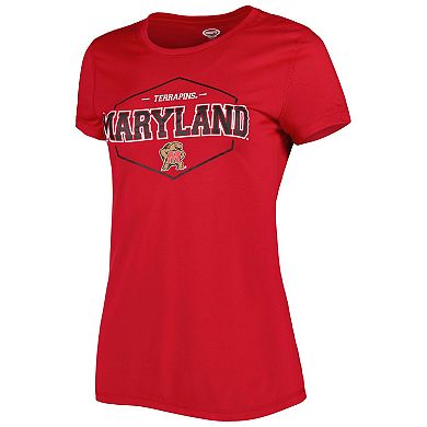 Women's Concepts Sport Red/Black Maryland Terrapins Badge T-Shirt & Flannel Pants Sleep Set