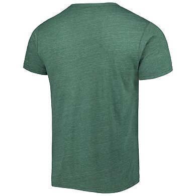 Men's League Collegiate Wear Heather Green Michigan State Spartans 1965 Arch Victory Falls Tri-Blend T-Shirt