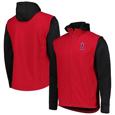 Men's Dunbrooke Red/Black Los Angeles Angels Alpha Full-Zip Jacket