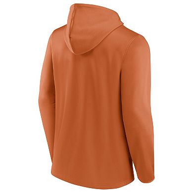 Men's Fanatics Branded Texas Orange Texas Longhorns Ball Carrier Full-Zip Hoodie