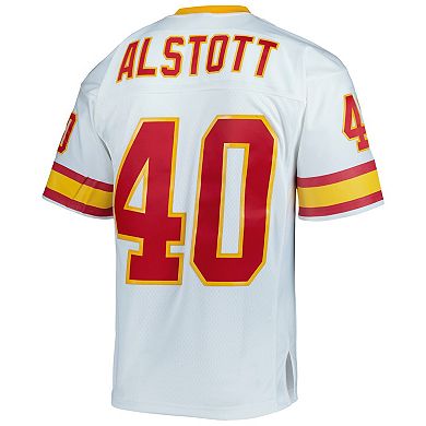 Men's Mitchell & Ness Mike Alstott White Tampa Bay Buccaneers 1996 Legacy Replica Jersey