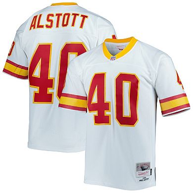 Men's Mitchell & Ness Mike Alstott White Tampa Bay Buccaneers 1996 Legacy Replica Jersey