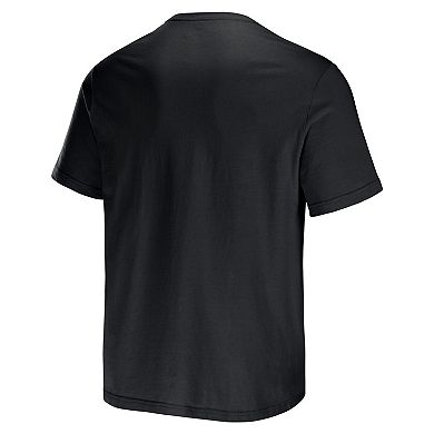 Men's NFL x Darius Rucker Collection by Fanatics Black Las Vegas Raiders Stripe T-Shirt