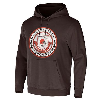 Men's NFL x Darius Rucker Collection by Fanatics Brown Cleveland Browns Washed Pullover Hoodie