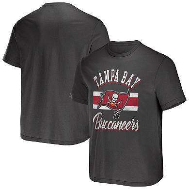 Men's NFL x Darius Rucker Collection by Fanatics Pewter Tampa Bay Buccaneers T-Shirt