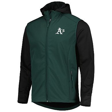 Men's Dunbrooke Green/Black Oakland Athletics Alpha Full-Zip Jacket