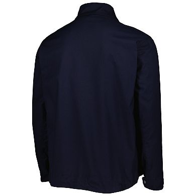 Men's Dunbrooke Navy Cleveland Guardians Journey Tri-Blend Full-Zip Jacket