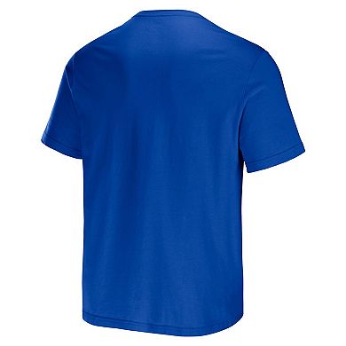 Men's NFL x Darius Rucker Collection by Fanatics Royal Los Angeles Rams Stripe T-Shirt