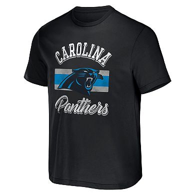 Men's NFL x Darius Rucker Collection by Fanatics Black Carolina Panthers T-Shirt