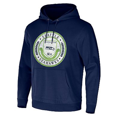 Men's NFL x Darius Rucker Collection by Fanatics College Navy Seattle Seahawks Washed Pullover Hoodie