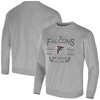 Men's NFL x Darius Rucker Collection by Fanatics Heather Gray Atlanta Falcons Pullover Sweatshirt