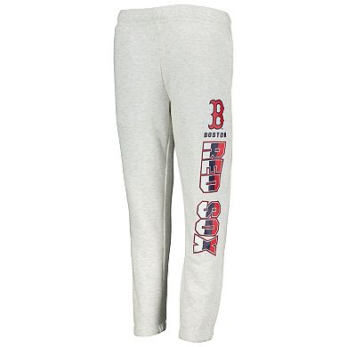 Youth Ash Boston Red Sox Game Time Fleece Pants