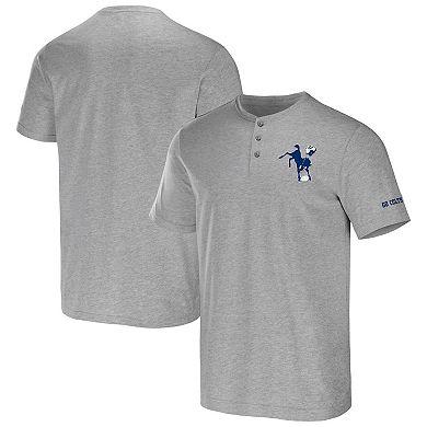 Men's NFL x Darius Rucker Collection by Fanatics Heather Gray Indianapolis Colts Henley T-Shirt