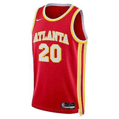 Unisex Nike John Collins Red Atlanta Hawks Swingman Jersey - Icon Edition