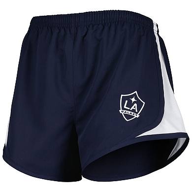 Women's Navy LA Galaxy Basic Sport Mesh Shorts