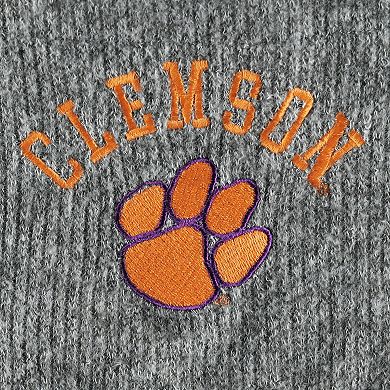 Women's Gameday Couture Gray Clemson Tigers Switch It Up Tri-Blend Button-Up Shacket