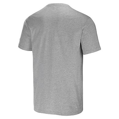 Men's NFL x Darius Rucker Collection by Fanatics Heather Gray Pittsburgh Steelers Henley T-Shirt