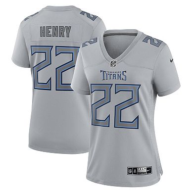 Women's Nike Derrick Henry Gray Tennessee Titans Atmosphere Fashion Game Jersey
