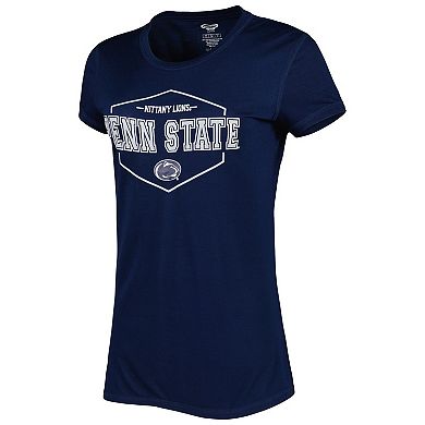 Women's Concepts Sport Navy/Gray Penn State Nittany Lions Badge T-Shirt & Flannel Pants Sleep Set