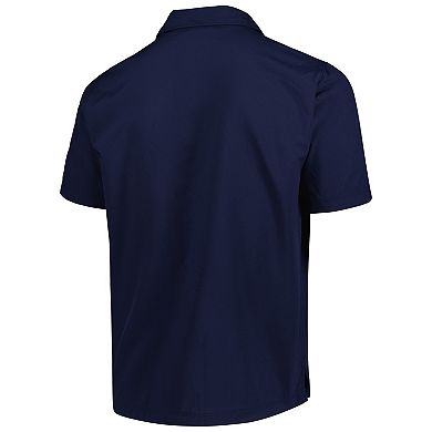 Men's Under Armour Navy Auburn Tigers Motivate Button-Up Shirt