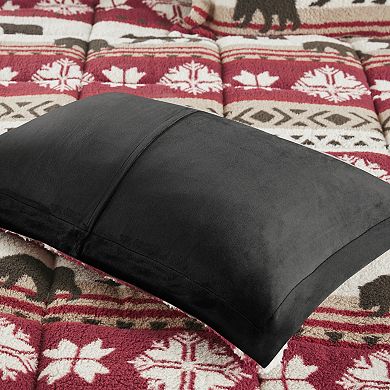 Woolrich Tunbridge Print Sherpa Comforter Set with Shams