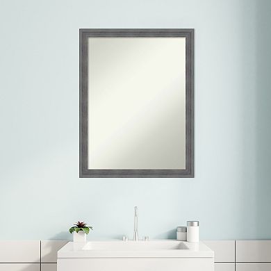 Amanti Art Dixie Blue Bathroom Wall Mirror