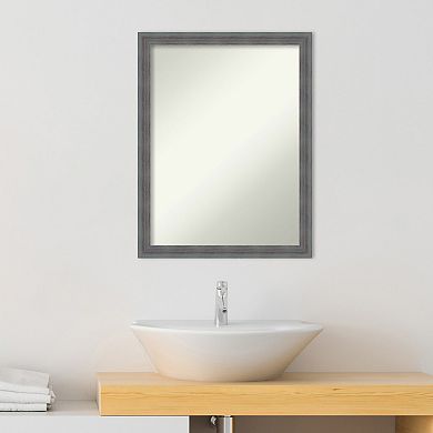 Amanti Art Dixie Blue Bathroom Wall Mirror