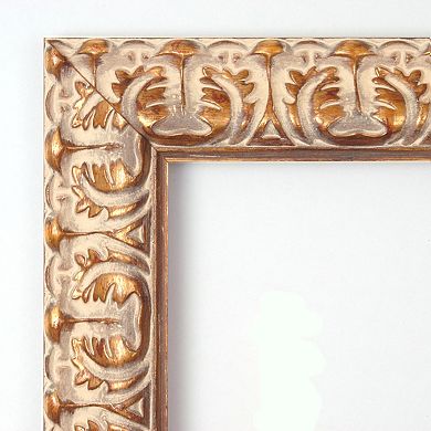 Amanti Art Florentine Gold Finish Bathroom Wall Mirror