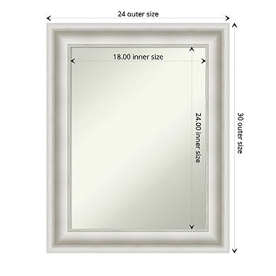 Amanti Art Parlor Bathroom Wall Mirror