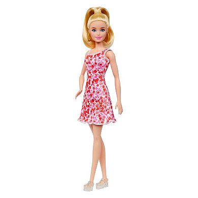 Barbie Fashionistas Doll #205 with Blond Ponytail & Floral Dress