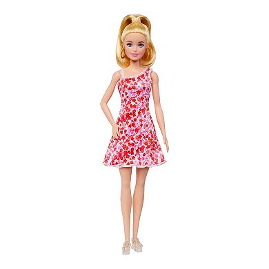 Barbie Fashionistas Doll #205 with Blond Ponytail & Floral Dress