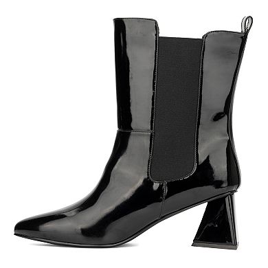 Fashion to Figure Danica Women's Heeled Chelsea Boots