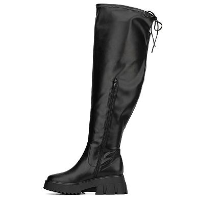 Fashion to Figure Nadine Women's Extra Wide Calf Thigh-High Boots