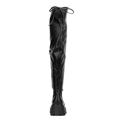 Fashion to Figure Nadine Women's Extra Wide Calf Thigh-High Boots