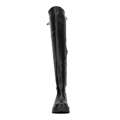 Fashion to Figure Nadine Women's Extra Wide Calf Thigh-High Boots