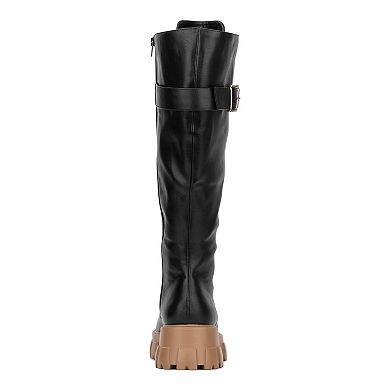 Fashion to Figure Liv Women's Extra Wide Calf Knee-High Boots