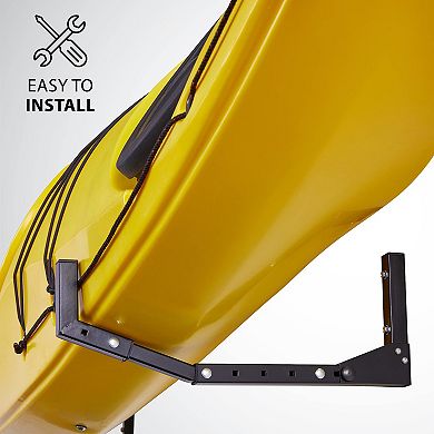 RaxGo Kayak Wall Hanger, Heavy Duty Wall Mounted Kayak Storage Rack