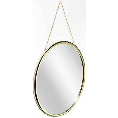 Infinity Instruments Franc Indoor Round Wall Mirror