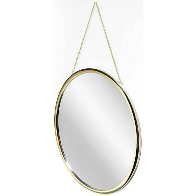 Infinity Instruments Franc Indoor Round Wall Mirror