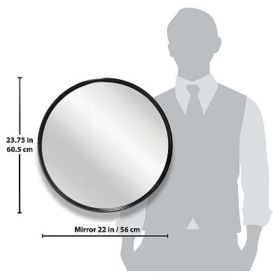 Infinity Instruments Deep Round Wall Mirror