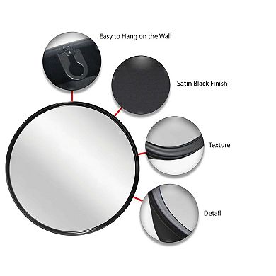 Infinity Instruments Deep Round Wall Mirror