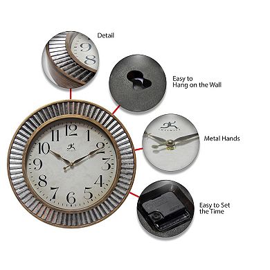 Infinity Instruments Ruche Round Wall Clock