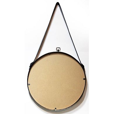 Infinity Instruments Farmhouse Circle Round Wall Mirror