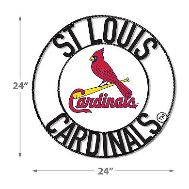 St. Louis Cardinals Wrought Iron Wall Art