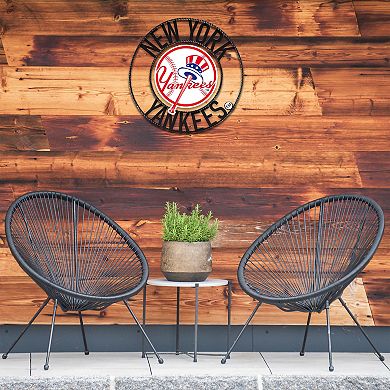 New York Yankees Wrought Iron Wall Art