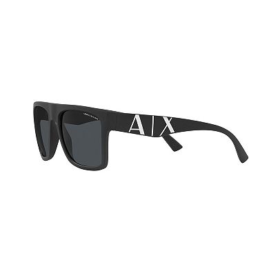 Men's Armani Exchange AX4113S Rectangle 55mm Sunglasses