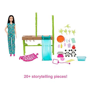 Barbie® Doll Panda Care and Rescue™ Playset