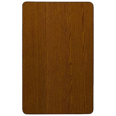 Emma and Oliver 30x72 Oak HP Laminate Preschool Activity Table