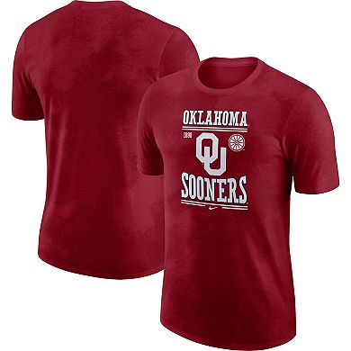 Men's Nike Crimson Oklahoma Sooners Team Stack T-Shirt
